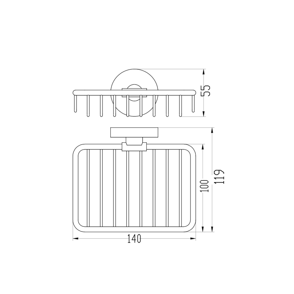Bap Rack Soap Rack Small Dakota BAP 9222 - Paloma Official Website