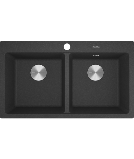 GRANITECH Kitchen Sink 2-Bowl With Ledge SGP 2151BG