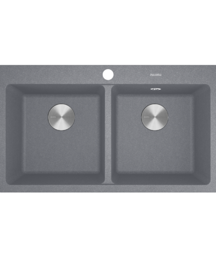 GRANITECH Kitchen Sink 2-Bowl With Ledge SGP 2151GG