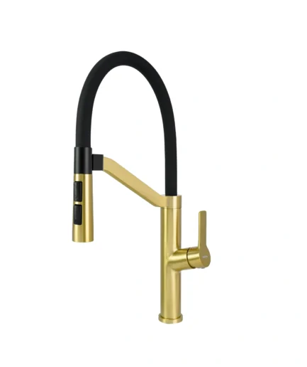 Single Lever Sink Tap With Magnetic Holder & Pull Down Spray Alto FCP 2662BG