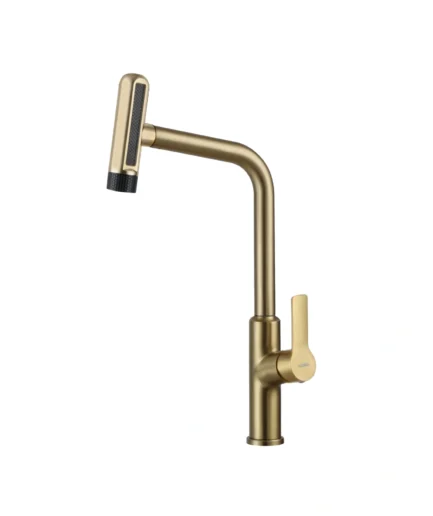 Single Lever Pillar Sink Mixer Pull-Out Spray Head 6 Mode Alto FCP 2656BG