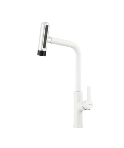 Single Lever Pillar Sink Mixer Pull-Out Spray Head 6 Mode Alto FCP 2656MW