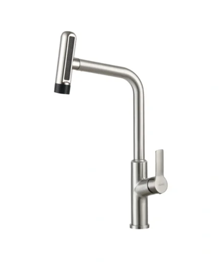 Single Lever Pillar Sink Mixer Pull-Out Spray Head 6 Mode Alto FCP 2656SS