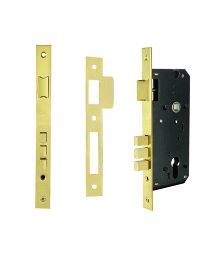 Mortise Lock Exclusive Swing 50MM Polished Brass MLP 9136