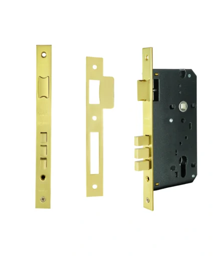 Mortise Lock Exclusive Swing 60MM Polished Brass MLP 9146