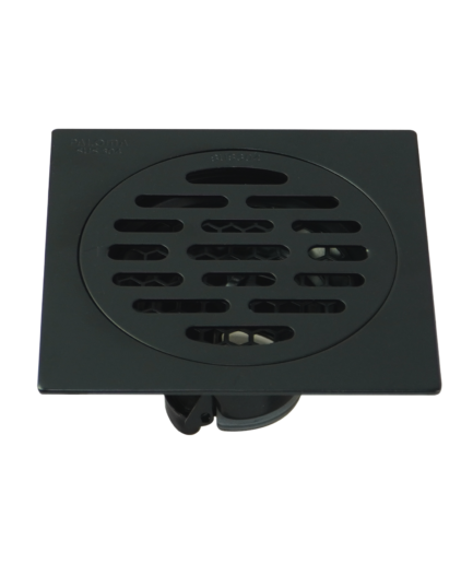 Floor Drain Stainless Steel SUS 304 100 x 100 mm Matte Black FDP 3301MB