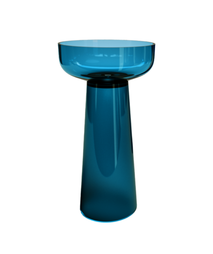 Freestanding Basin BSP 5001LBY - Crystalux Crystal Lake Blue