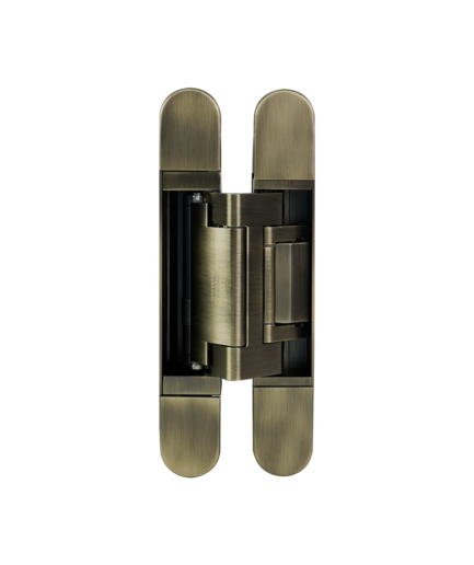 Invisible Hinge Hydraulic Superalum 3D & Speed Adj Thin Depth Antique Brass IHP 9302HAB
