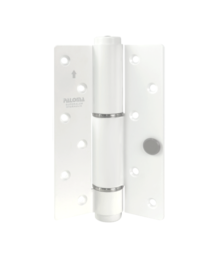 Butt Hinge Superalum Hydraulic Speed Adj 6.2" 157.5×102.8×ø27.2MM Matte White BHP 9361HMW